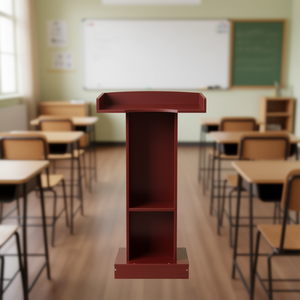 Pupitre en bois avec étagère de rangement 41 pouces pour mobilier scolaire de classe - Product Image 2