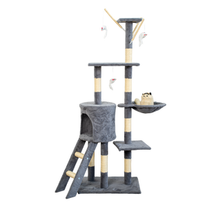 批发猫树玩具带胶囊设计猫床抓板和攀爬架宠物用品猫玩具 - Product Image 1