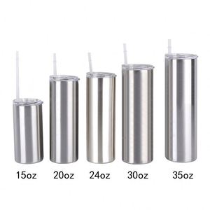 Vacuum Insulated Skinny Cups <b>Double</b> <b>Wall</b> Stainless Steel Slim Tumbler Free Bpa - Product Image 1