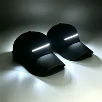 Gorra de Béisbol Luminosa LED, Gorra con Franjas Brillantes, Gorra Ajustable con Luz para Hombres y Mujeres, Accesorios Deportivos para Fiestas, Clubes Nocturnos