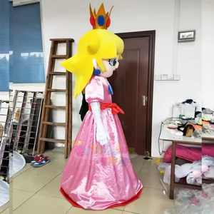 Costume de mascotte <span class=keywords><strong>princesse</strong></span> pêche sur le thème du personnage de dessin animé EVA pour adultes - Product Image 3