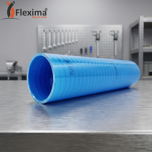 Tuyau flexible en PVC extrudé Flexima bleu transparent 20 mm, longueur 16 pouces, tube en plastique avec service de découpe, certifié ISO 9001 - Product Image 3