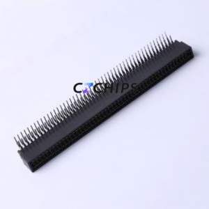 ER98BGFBK Gold Finger Connector Bent Lead Through Hole,P=2.54mm Connector EDGE SLOT 2.54mm 98P Right Angle Insert - Product Image 1