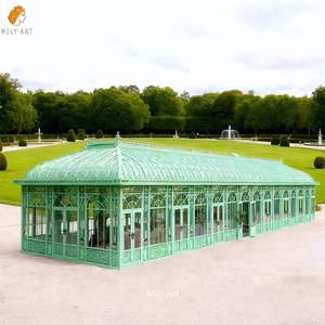 MILY Grandes Casas de Campo Francesas para Bodas, Gazebo de Hierro Forjado para Exteriores, Elegantes Invernaderos y Orangerías - Product Image 2