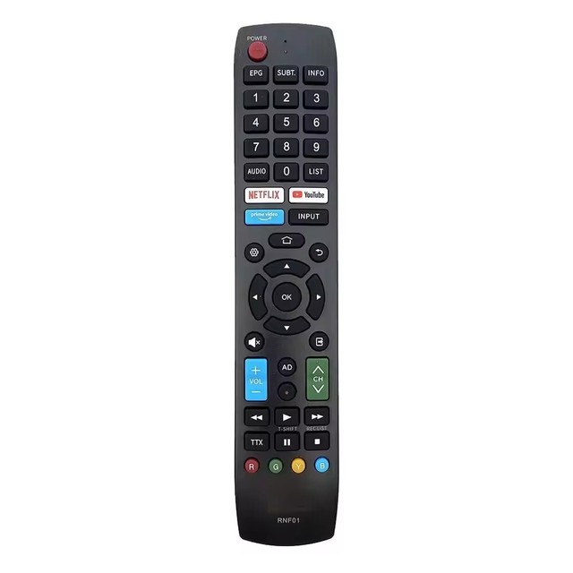 Universal RNF01 433MHz Fixed Code Remote Control for LCD LED TV 4T-C55CJ2X 2T-40