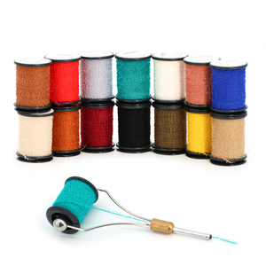 Ligne de doublage de matériel de fixation de mouche de chenille de 14 couleurs pour la pêche à la mouche sèche et humide de <span class=keywords><strong>nymphe</strong></span> Scuds matériel de corps de leurre de pêche à la mouche de truite - Product Image 1