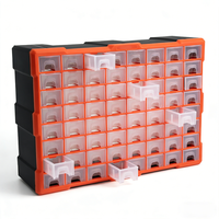 Tiroirs de rangement pour fabrication professionnelle, boîte en plastique, 64 compartiments, nouveauté