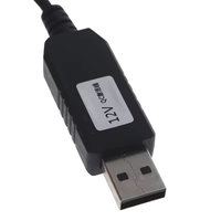 Kabel USB Power Line 5V ke 9V/12V Modul Konverter Step-Up Adaptor Kabel Router 5.5x2.1mm X2.5 Plug