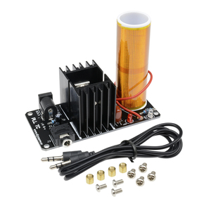 Assemed-<span class=keywords><strong>Mini</strong></span> altavoz de Plasma de bobina Tesla, con música acabada, generador de arco Tesla, transmisión inalámbrica resonante, DC 15V-24V 15W, estéreo - Product Image 4