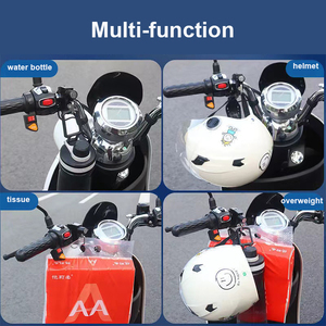 Verrou antivol pour <span class=keywords><strong>casque</strong></span>, support de guidon, <span class=keywords><strong>moto</strong></span>, <span class=keywords><strong>moto</strong></span> électrique, verrou de sécurité universel en métal, guidon de 22mm à 28mm - Product Image 5