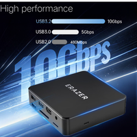 Base de Conexión Tipo C Todo en Uno de Aleación de Aluminio 13, Estación de Acoplamiento PD de 100 W DK13 con Puerto USB C 3.0 para Lenovo Erazer