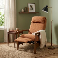 Fauteuil inclinable moderne minimaliste rétro en velours pour salon, balcon, mobilier de maison zéro gravité
