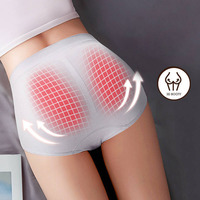 Braguitas Personalizadas de Cintura Media, Talla Grande, de Algodón Cómodo, Braguitas Suaves de Algodón para Damas Maduras, Braguitas Completas sin Costuras para Damas