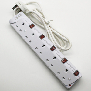 Anh điện tường ABS điện phích cắm và ổ cắm 3/4/5 cách đa cắm mở rộng Dây ổ cắm - Product Image 3