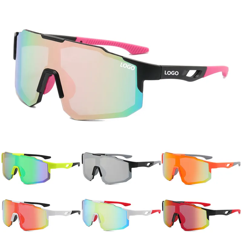 Wholesale New UV400 PC Frame Material Riding Sun Glasses Bicycle Polarized Glasses Men And Women's Outdoor Sports Sunglasses