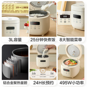 Rongshida Mini Rice Cooker 3L Smart Multifunctional For Home Office Use - Product Image 3