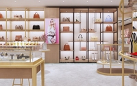Magasin de détail, accessoires, sacs et chaussures, magasin, meubles, Boutique, vitrine, Design d'intérieur