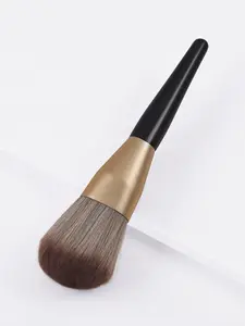 Luxus schwarz und gold professionelle große Pulverpinsel Grundlage Pinsel Eigenmarke Singe Make-up Pinsel