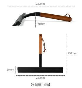 Nouvelle raclette en silicone multifonctionnelle et durable pour porte de douche en verre, 8,7 pouces, petit nettoyeur de fenêtre - Product Image 2