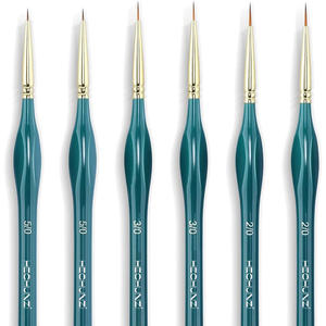 Hechunzi Golden Metal Platinum Liner Nylon Cheveux <span class=keywords><strong>Vernis</strong></span> Peinture Art Liner Brosse Manucure Détail Peinture Artiste Pinceaux - Product Image 1