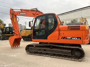 Excavadora de cadenas Doosan DX140LC de 12 toneladas con cucharón hidráulico de 0.2m y válvula Kawasaki, equipo de construcción usado - Product Image 5