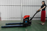 Chariot à palettes électrique au lithium de 1,5 tonne pour la logistique d'entrepôt et les centres de distribution
