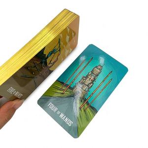 Cartas de <span class=keywords><strong>Tarot</strong></span> Premium Personalizadas, Bordes Estampados en Oro, Barniz de Alto Brillo, Impresión <span class=keywords><strong>HD</strong></span> Vibrante, Colección de Arte Exquisita - Product Image 3