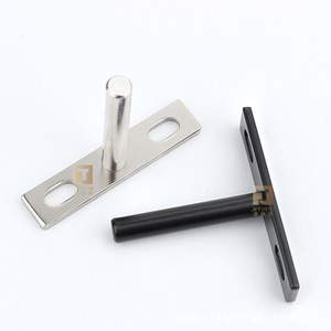 Invisible Bracket T-Shaped Wall Mounted Shelf Support 8mm Iron Durable Furniture Connector - Product Image 1