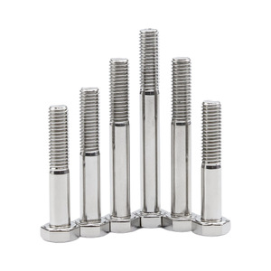 Eight Directions Stainless Steel Hex Head Bolts M48 M52 M56 M64 Semi Threaded DIN931 Grade B A2-70 Bright Finish - Product Image 1