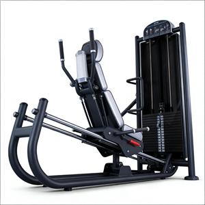 Máquina de prensa de piernas horizontal de acero ajustable de gran venta para entrenamiento corporal con selección de carga por pin - Product Image 3
