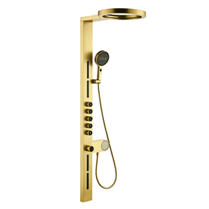 Panneau de <span class=keywords><strong>douche</strong></span> de luxe multifonctionnel intelligent numérique doré avec cascade – Système de <span class=keywords><strong>douche</strong></span> moderne - Product Image 1