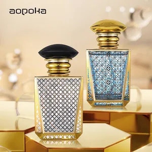 Oem 100Ml Aopoka Oud Satijn Humeur Doos Geurspray Eau De Parfum Glas Deodorant Mist Arabische Unisex Parfum Voor Dames Mannen