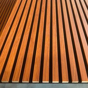 <span class=keywords><strong>Aveeno</strong></span> 3 D MDF Autre décoration murale d'appoint Planches modernes Panneaux acoustiques à lattes de bois Panneau Akupanel pour le bureau et l'école - Product Image 1