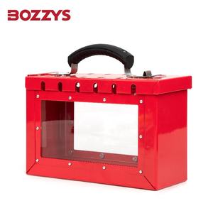 BOZZYS boîte de verrouillage de groupe Portable outil de verrouillage de sécurité Loto poignée pliable peut accueillir 12 <span class=keywords><strong>cadenas</strong></span> - Product Image 5