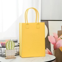 Sac fourre-tout personnalisé en feutre non tissé, sac à main souple cousu, impression par transfert thermique couleurs mélangées, cadeau promotionnel, sac de voyage