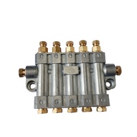 Système de lubrification CNC, distributeur d'huile volumétrique 2/3/4/5 voies