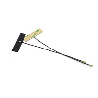 Antenne FPC flexible WiFi/BLE/IoT 2,4 GHz à gain élevé 3/5dBi avec connecteur RF pour routeur/drones/robotique