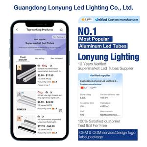 Алюминиевый подвесной светодиодный подвесной линейный светильник 1,2 м, 2,4 м, 4 фута, 8 футов, прямоугольный потолочный светильник для внутреннего офиса - Product Image 5