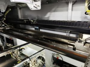 เครื่องจักรชุดประกอบแผงวงจรอิเล็กทรอนิกส์เครื่องเลือกและวางฟูจิเอมิกซ์ IIC SMT SMD - Product Image 3