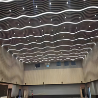 Plafonds perforés en aluminium sur mesure pour bâtiments commerciaux, panneaux en maille d'aluminium, panneaux en aluminium massif