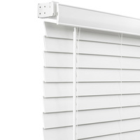 Stores de fenêtre horizontaux modernes en PVC intégrés de 2 pouces pour lucarne