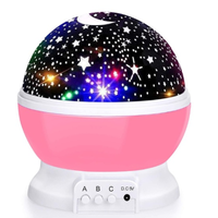 Projecteur de Veilleuse Étoilée Rotatif à 360 Degrés à Changement de Couleur en ABS Moderne, Éclairage Ciel Étoilé pour Chambre d'Enfant, Cadeaux, Idéal pour Dropshipping