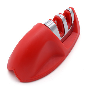 Kitchen Knife Sharpener Stainless Steel Multi Grit Manual Sharpening Tool For Household Use - Product Image 1