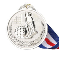 Vente en gros de matchs de football bon marché Logo personnalisé Médailles en métal en alliage de zinc vierge pour le prix des sports scolaires