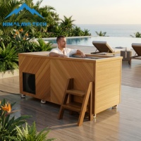 Integrierte 2-Personen-Kaltwasser-Tauchbadmaschine All-in-One Dual-Kühl- und Heizsystem für Luxusresorts und -sanitäten