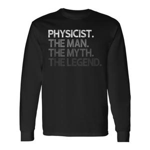T-shirt a maniche lunghe del fisico The Man The Myth The Legend - Product Image 1
