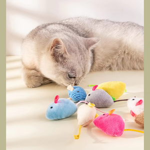 Wholesale Plush Cute Design <strong>Mouse</strong> <strong>Cat</strong> <strong>Toys</strong> - Product Image 1