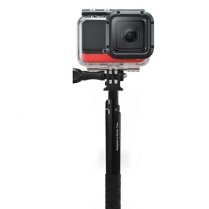 <span class=keywords><strong>Palo</strong></span> Selfie <span class=keywords><strong>Invisible</strong></span> de Aluminio de 1.1 Metros con Clip para Insta360 X5/X4/X3/One X2 DJI Osmo 360 Action 6 5 Pro 4 3 <span class=keywords><strong>GoPro</strong></span> - Product Image 3