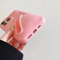 Accessoire pratique soyeux et lisse Rhodes Lip Phone Case pour iphone 11 12 13 14 15 16 Pro Max Plus