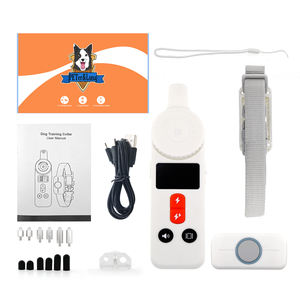 रिचार्जेबल वाटरप्रूफ आईपी 67 कुत्ते प्रशिक्षण कॉलर 3 प्रशिक्षण मोड (ध्वनि/कंपन/शॉक) 200 फीट रेंज 20 + घंटे बैटरी जीवन - Product Image 6